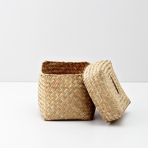 Top recommande boîte en jonc de mer tissé petit stockage coffrets cadeaux fête des mères prêt à expédier depuis le Vietnam - Product Image 2