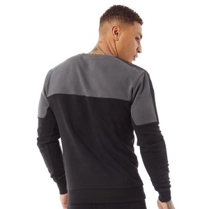 Venta al por mayor de sudadera de talla grande para hombre 100% sudaderas de lana de algodón liso moda pulóver cuello redondo sudadera hombres ropa de lujo - Product Image 4