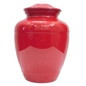 Urnas de cremación para adultos de aluminio rojo Accesorios funerarios Urnas de aluminio para adultos Cenizas humanas Urnas para adultos - Product Image 1