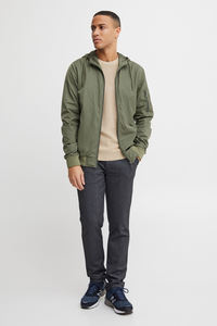 Chaqueta Anorak para correr deportes al aire libre con logotipo personalizado OEM para hombre, cortavientos impermeable con cremallera completa de secado rápido, estilo formal con logotipo frontal - Product Image 2