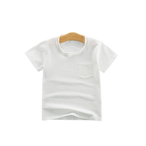 T-shirt à manches courtes à col rond en coton de haute qualité pour enfants Logo personnalisé vêtements de sport maillot décontracté matériel pour la course à pied Jogging - Product Image 6