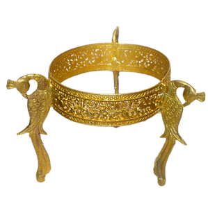 Support de bol de service de fruits de restaurant en laiton dernière conception ronde taille personnalisée support en laiton meilleure vente - Product Image 2