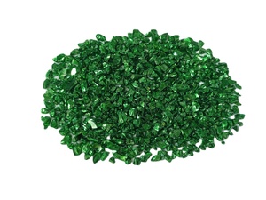 Éclats de pierre de verre imperméables de qualité supérieure enduits de couleur pour l'artisanat d'art ou la résine pour la cuisine et les applications créatives en vrac utilisées - Product Image 3