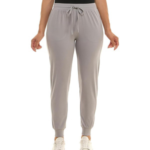 Logo personnalisé Vente en gros Pantalon de jogging respirant pour femme avec poches pour l'entraînement de yoga Pantalon de survêtement de course pour femme - Product Image 6