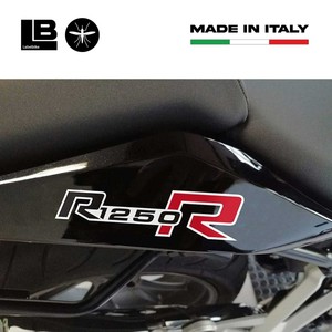 Adesivi Personalizzati per Moto BMW R1250R, 2 Pezzi, Dimensioni 12x3 cm, Nero-Rosso, Impermeabili, Logo Funzionale Compatibile con R 1250 R - Product Image 3