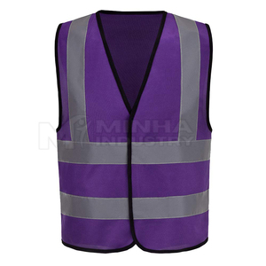 Venta al por mayor de diseño de la mejor calidad de alta visibilidad chaleco reflectante de trabajo logotipo personalizado chaleco de seguridad para la venta - Product Image 2