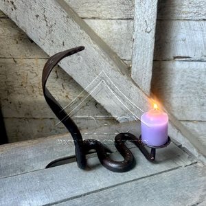 Bougeoir en fer métallique de qualité supérieure fait à la main pour une ambiance chaleureuse et une décoration de salon traditionnelle - Product Image 4