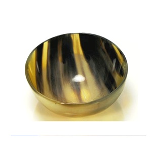 Cuenco de cuerno Cuerno de búfalo natural Rústico Moderno Oval Formas redondas Cuerno Plato de afeitar - Product Image 1