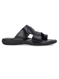 Men's Leather Slip On Sandals Luxury Casual <b>Slippers</b> Durable Anti Slip Soft Sole Open Toe <b>Summer</b> Outdoor Indoor Footwear Bulk - Product Image 4