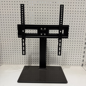 Support <span class=keywords><strong>TV</strong></span> universel moderne, <span class=keywords><strong>fixation</strong></span> sur bureau, support <span class=keywords><strong>TV</strong></span> avec base en verre, meuble pour téléviseurs à écran plat de 32'' à 50'' - Product Image 1
