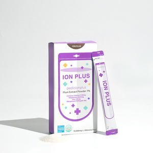 Boisson Électrolytique Coréenne pour Enfants : Hydratation, Immunité, Récupération de la Fatigue – Sachet de 7g avec Vitamine C et Minéraux, Saveur Prune - Product Image 3