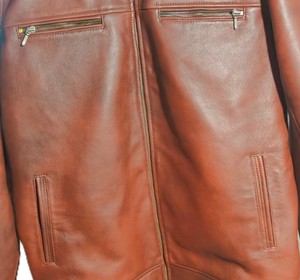 แจ็คเก็ตหนังแท้สำหรับผู้ชาย, แจ็คเก็ตหนัง100% ลำลอง - Product Image 5