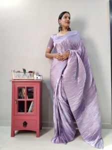 ผ้าแจ็คการ์ด pallu สวยดีไซเนอร์ล่าสุดใช้ได้ทั่วส่าหรี - Product Image 3