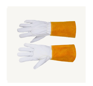 TIG ถุงมือเชื่อม cowhide น้ำหนักเบามีความยืดหยุ่นทนความร้อน - Product Image 4