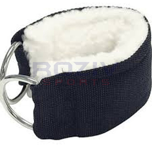 Sangle de cheville en néoprène de haute qualité pour machine à câbles, double anneau en D, respirante, réglable, écologique, unisexe, vente en gros - Product Image 6