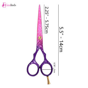 EIZA INDS ciseaux de coiffeur professionnels de 6 pouces en acier inoxydable de haute qualité ciseaux de coiffure Type de beauté - Product Image 6