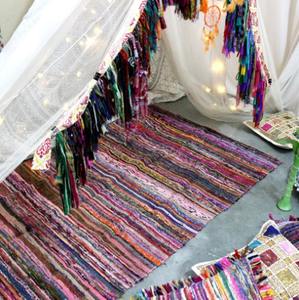 Nouveau Style nouveau Design Textiles de maison faits à la main tapis Chindi pour salon chambre à coucher et cuisine utilisation du fournisseur indien - Product Image 5