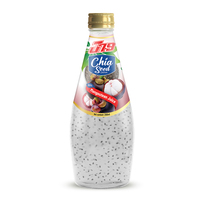 Botella de vidrio de 290ml para arroz, bebida de semilla de 79