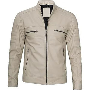 2025 venta al por mayor de alta calidad personalizada moda elegante chaqueta de moto de los hombres de tendencia superior chaquetas de moto de los hombres - Product Image 4
