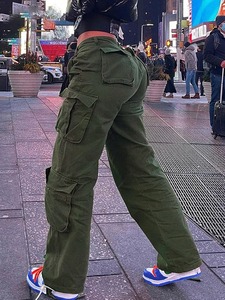 Custom Casual Design Wholesale <b>Pants</b> High Quality Lightweight Woman Trousers Organic Cotton Stylish <b>Cargo</b> <b>Pants</b> <b>Women</b> - Product Image 3