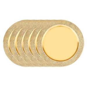 Placas cargadoras de metal antiguas hechas a mano con pulido premium y patrones intrincados para cenas de estilo vintage - Product Image 5