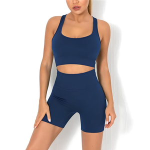 2025 pantalones cortos de verano de talla grande personalizados para mujer, ropa de calle informal transpirable, conjunto de pantalones cortos de gimnasio para Yoga, Bóxer sin costuras para motorista - Product Image 1