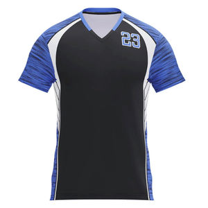 Uniforme de Voleibol Unisex Personalizado con Estampado por Transferencia de Calor 2025, Camiseta Deportiva de Playa de Alta Calidad, 100% Poliéster, Mangas Cortas - Product Image 6
