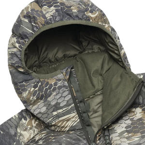 Veste de chasse de camouflage rembourrée pour hommes, imperméable et chaude pour l'extérieur/Veste de chasse de haute qualité à fermeture éclair personnalisée pour hommes - Product Image 3
