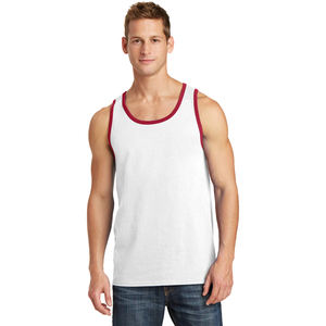 Bella toile confort encolure dégagée Jersey débardeur respirant tricoté coton sonnerie pour hommes prochain niveau Muscle débardeurs - Product Image 1