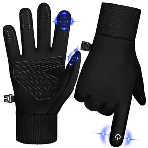 Guantes de invierno de alta calidad pantalla táctil a prueba de viento impermeable térmico Handschuhe hombres mujeres guantes de invierno personalizar Logo al por mayor - Product Image 1