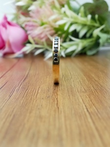 Women's Luxury 14K White Gold Classic Wedding Engagement Ring Full VVS Natural Diamond Rounded Baguette for Certified - Product Image 4