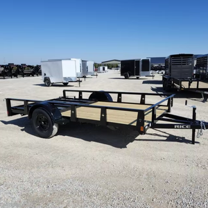6x12 Single Axle Utility <b>Trailer</b> 3500lbs <b>Trailer</b> 76x12 Utility <b>Trailer</b> with 5ft Ramp Gate for Sale - Product Image 1