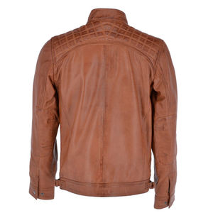 Chaqueta de cuero PU de alta calidad con cuello alto, estilo slim, para hombre, talla grande 5XL, informal, de invierno, para motocicleta. - Product Image 3