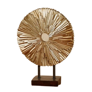 Articles de table décoratifs de style européen Sculpture d'art minimaliste Décoration abstraite créative d'hôtel de luxe Ornements en métal - Product Image 2