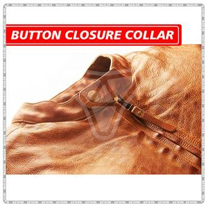 Chaqueta de cuero para Hombre | Chaqueta de motorista aprobada por CE | Chaqueta de cuero duradera para montar para todas las estaciones - Product Image 6