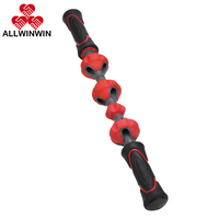 ALLWINWIN MSK106 Bâton de massage - Rouleau de massage musculaire à petites billes pour les jambes