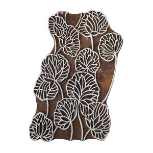 Royal Kraft elegante patrón de borde floral sello de madera diseño de bloque grande para proyectos de arte y artesanía 1 pieza - Product Image 2