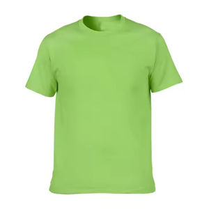 Vente en gros de T-shirts pour hommes au meilleur prix T-shirts pour hommes en coton uni et respirant fabriqués au Pakistan Service OEM - Product Image 2