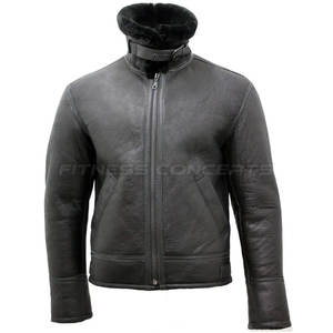Nouvelle arrivée de vêtements pour hommes Meilleure vente Veste en cuir en peau de mouton fabriquée au Pakistan Dernière conception Veste en cuir en peau de mouton à la mode pour hommes - Product Image 2