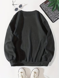 Custom Cartoon <b>Bear</b> Printed Oversized Hooded Sweatshirt Men Winter Knitted Regular Sleeve 100% Cotton Front Logo ODM Heavyweight - Product Image 2