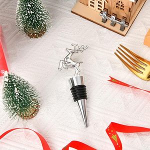 Bouchons de bouteille de vin de Noël antiques coffret cadeau bouchons réutilisables faveur de Noël emballés individuellement scellants de vacances de Noël - Product Image 5