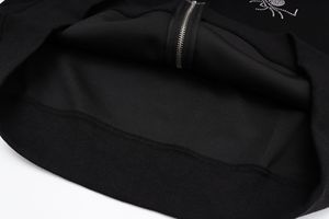 Nouveauté Vente en gros Streetwear Sweat à capuche américain lourd imprimé araignée Sweat à capuche araignée noir - Product Image 6