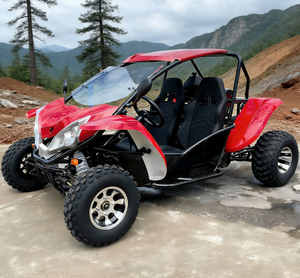 UTV Todoterreno Rojo 4x4 de 250cc+ con Motor de 4 Tiempos, Transmisión Manual, Alta Distancia al Suelo, LNA, Listo para Dunas, 300cc, Certificado EEC, para Carreras - Product Image 3