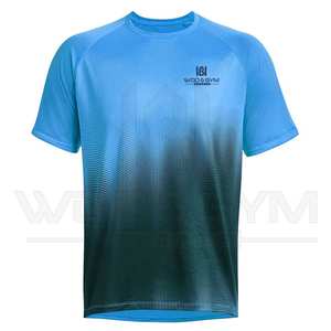 T-shirt personnalisé à manches courtes pour hommes Vêtements imprimés par sublimation à séchage rapide Style de rue avec logo imprimé - Product Image 5