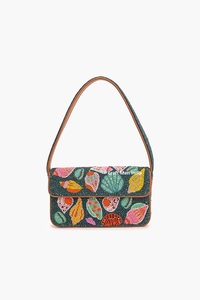 Bolso de Mano Bordado a Mano con Cuentas de Semillas con Diseño Floral Bohemio, Bolso de Hombro Personalizado con Cuentas y Borlas Coloridas - Product Image 2