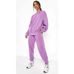 Recién llegado, chándales de secado rápido para mujer, Sudadera con capucha con pantalón Jogger, tela suave de talla grande para invierno - Product Image 1