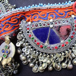 Collar Tradicional Afgano Étnico Tribal Hecho a Mano con Cuentas de Diamantes, Accesorio de Moda Vintage Cultural para Mujer, Fiesta, Boda - Product Image 3