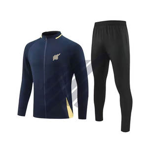 Chándal de entrenamiento de fútbol de invierno para hombre, conjunto transpirable de manga larga con patrón sólido, nuevo diseño, venta al por mayor de Pakistán - Product Image 1