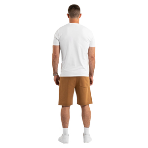 Shorts de survêtement décontractés pour hommes 100% coton, confortables, de haute qualité, respirants, séchage rapide, taille mi-haute, fermeture à cordon, tricot uni - Product Image 3