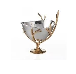 Top Tendance Facile À Nettoyer Design Moderne En Acier Inoxydable Écrou Bol De Fruits Poli À Manger Servir À La Maison Restaurant Hôtel Parties - Product Image 1